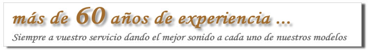 M&aacute;s de Cincuenta a&ntilde;os de Experiencia